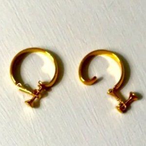 Miniature Gold Hoop Earrings Women's Jewelry OS Womens Jewelry
